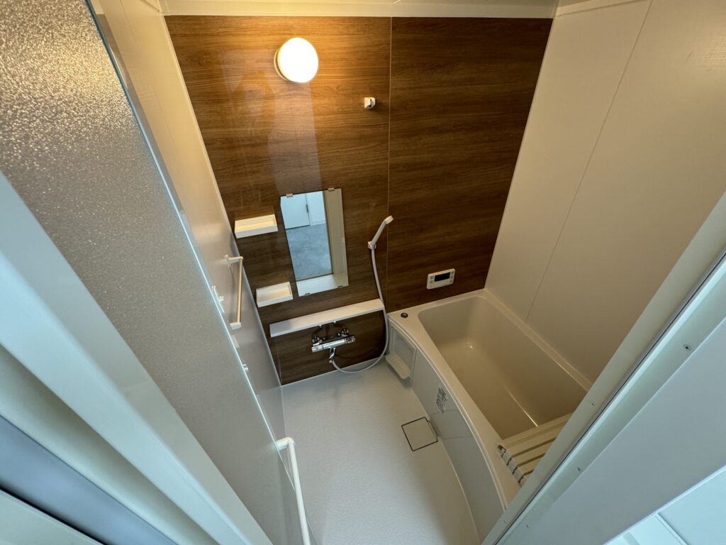 タイルのお風呂からユニットバスにリノベ